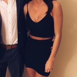 Blue two piece dress